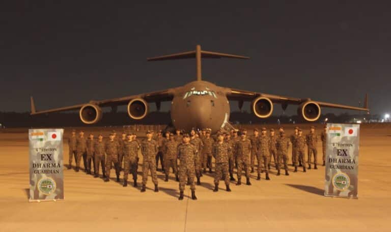 Exercise Dharma Guardian-2023 is a military excercise