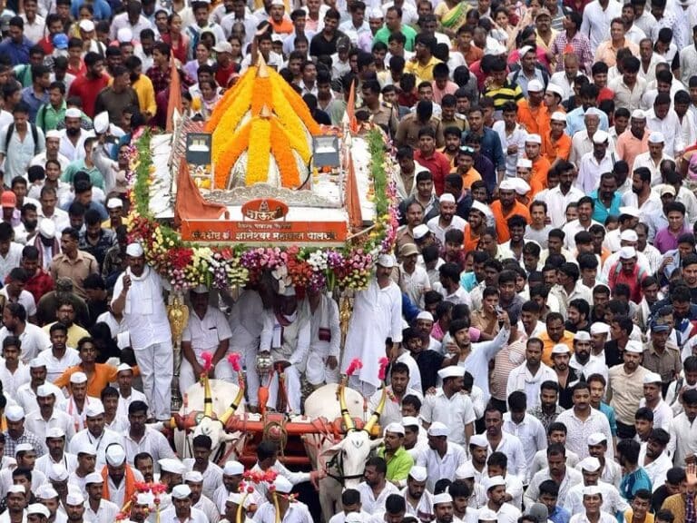 What is the Palkhi festival?