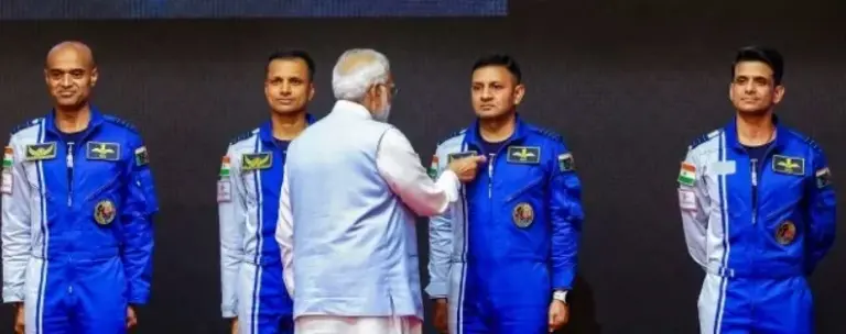 PM Modi announces 4 astronauts for Gaganyaan