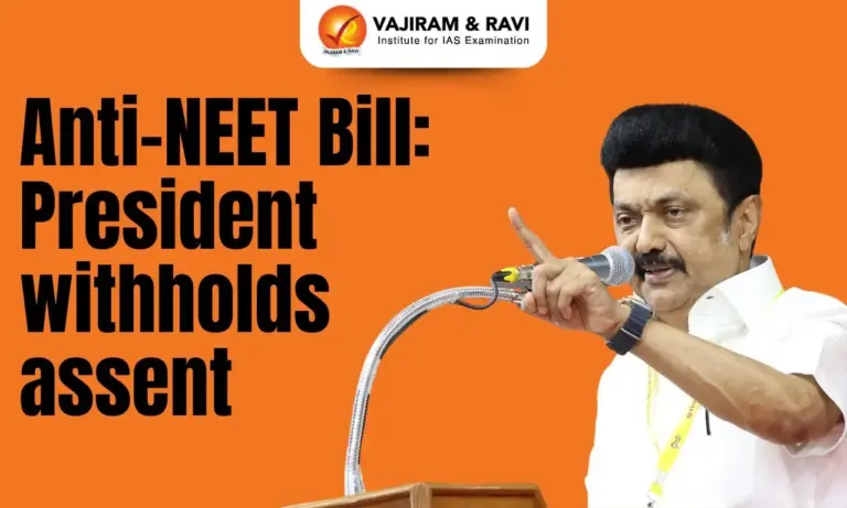 Anti-NEET Bill | President withholds Assent