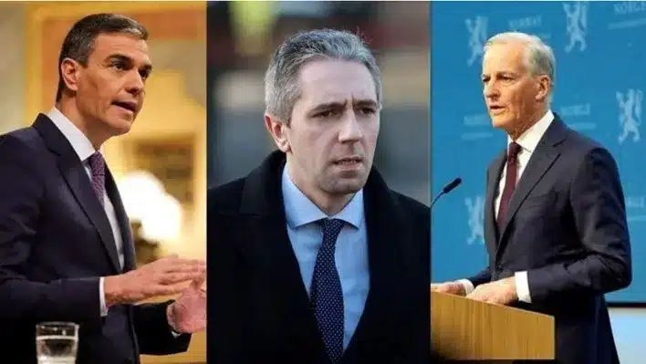 Ireland, Spain, Norway to formally recognise Palestine