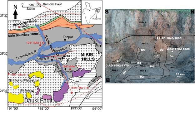 Kopili fault zone
