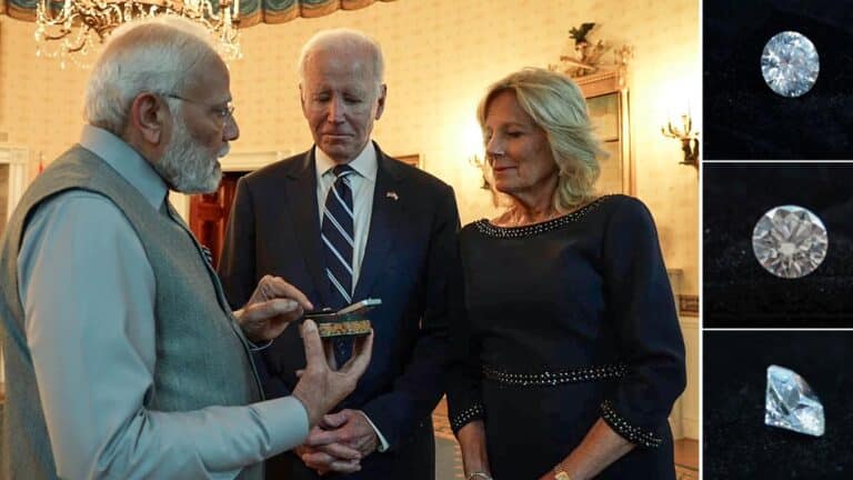 Lab-grown Diamonds (LGDs) and Upanishads: The PM of India gift Bidens during his first state visit to the US
