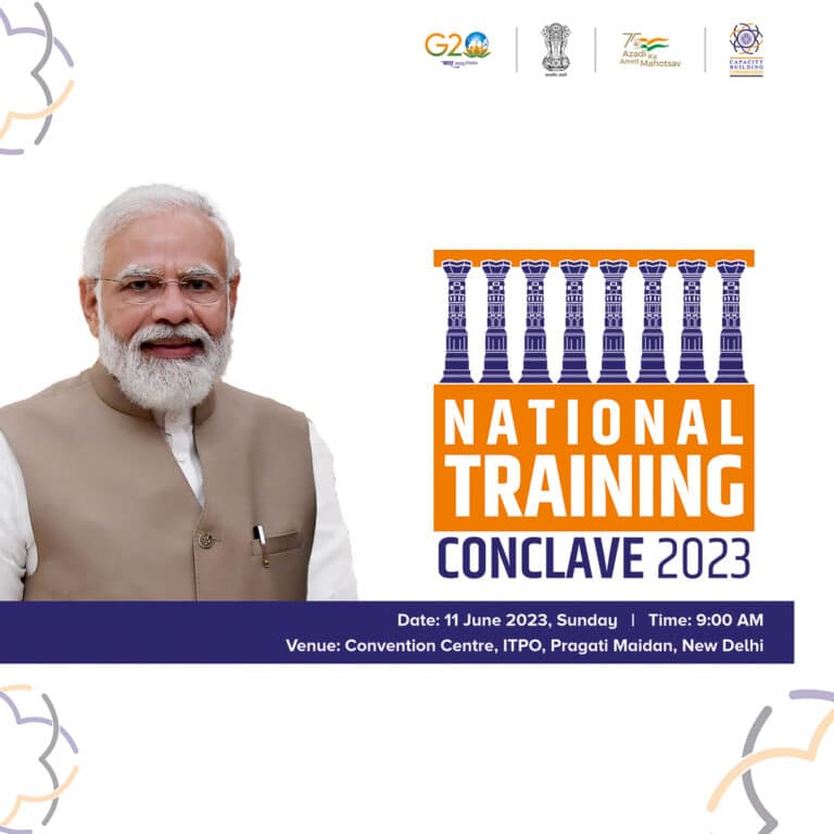 National Training Conclave: PM Underlines Importance of Capacity Building