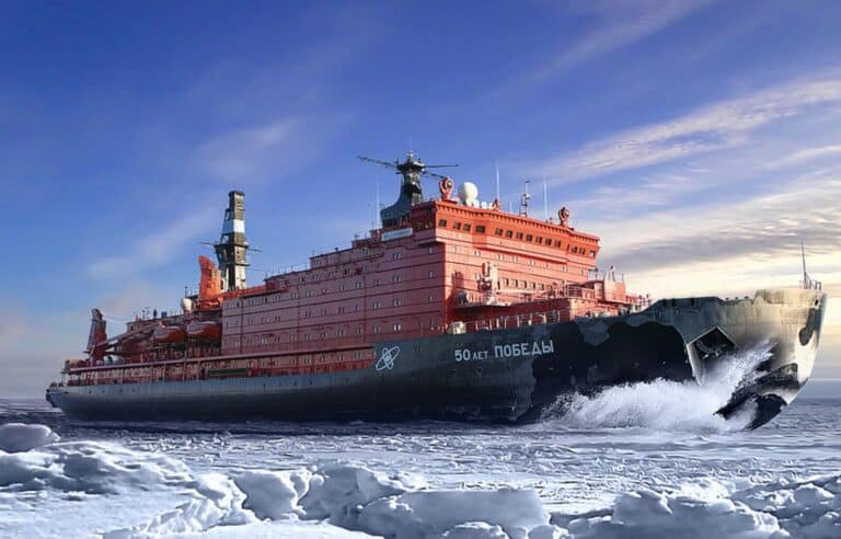 Putin Touts Russia’s ‘Arctic Power’ With Launch of Nuclear Icebreakers