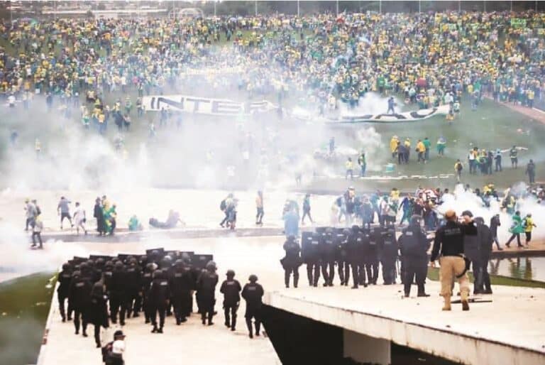 Rioting and Vandalism Against State Institutions in Brasilia