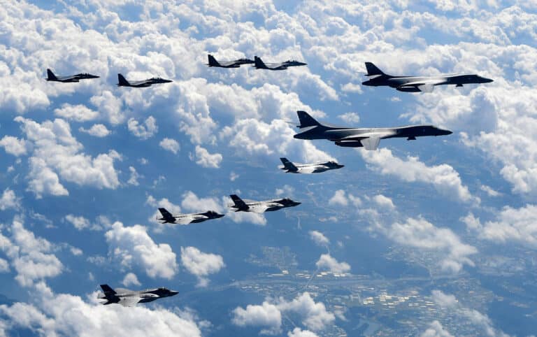 South Korea Scrambles Jets After Detecting North Korean Military Flights Near Border Amid Tensions