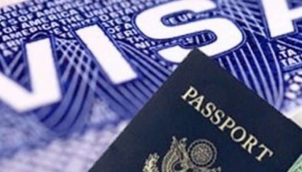 What is a stapled visa?