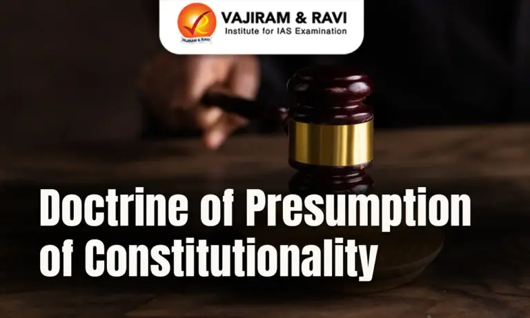 Doctrine of Presumption of Constitutionality