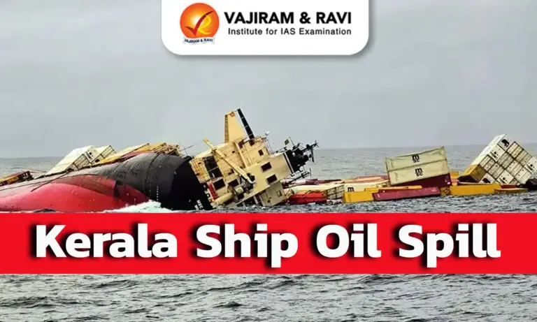Kerala ship oil spill
