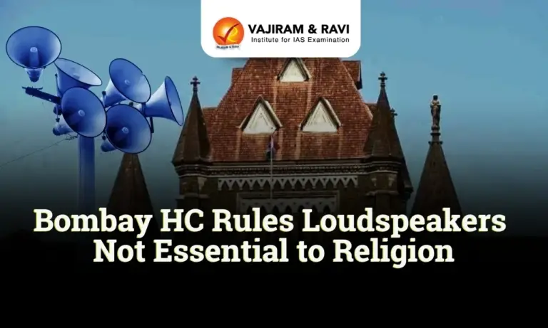 Bombay HC Rules Loudspeakers Not Essential to Religion