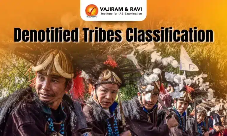 Classifying Denotified Tribes: Impact on Reservation and Welfare Policies