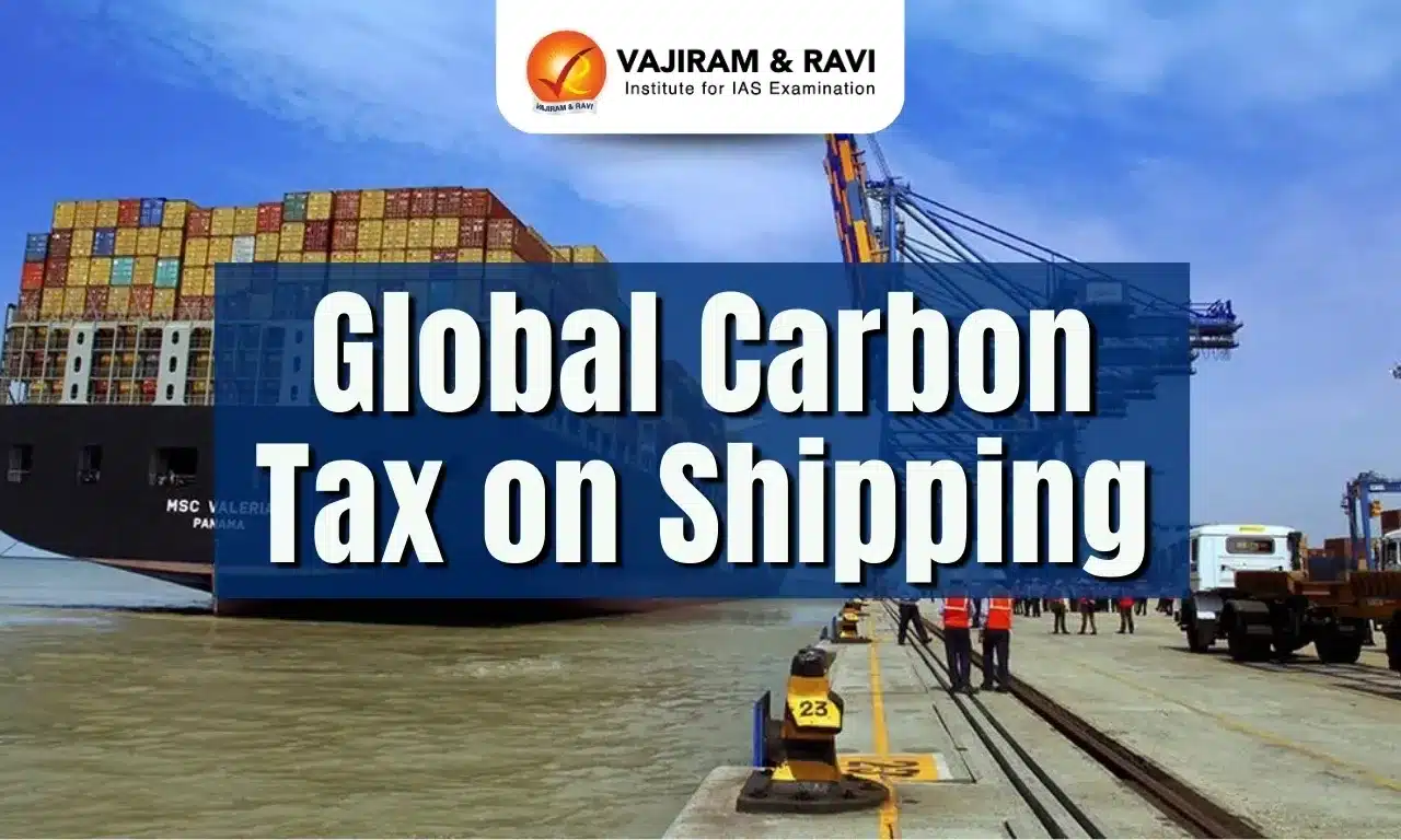India Supports First Global Carbon Tax to Decarbonise Shipping Sector