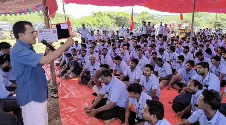 Right to Unionize: Samsung Workers' Protest in Tamil Nadu
