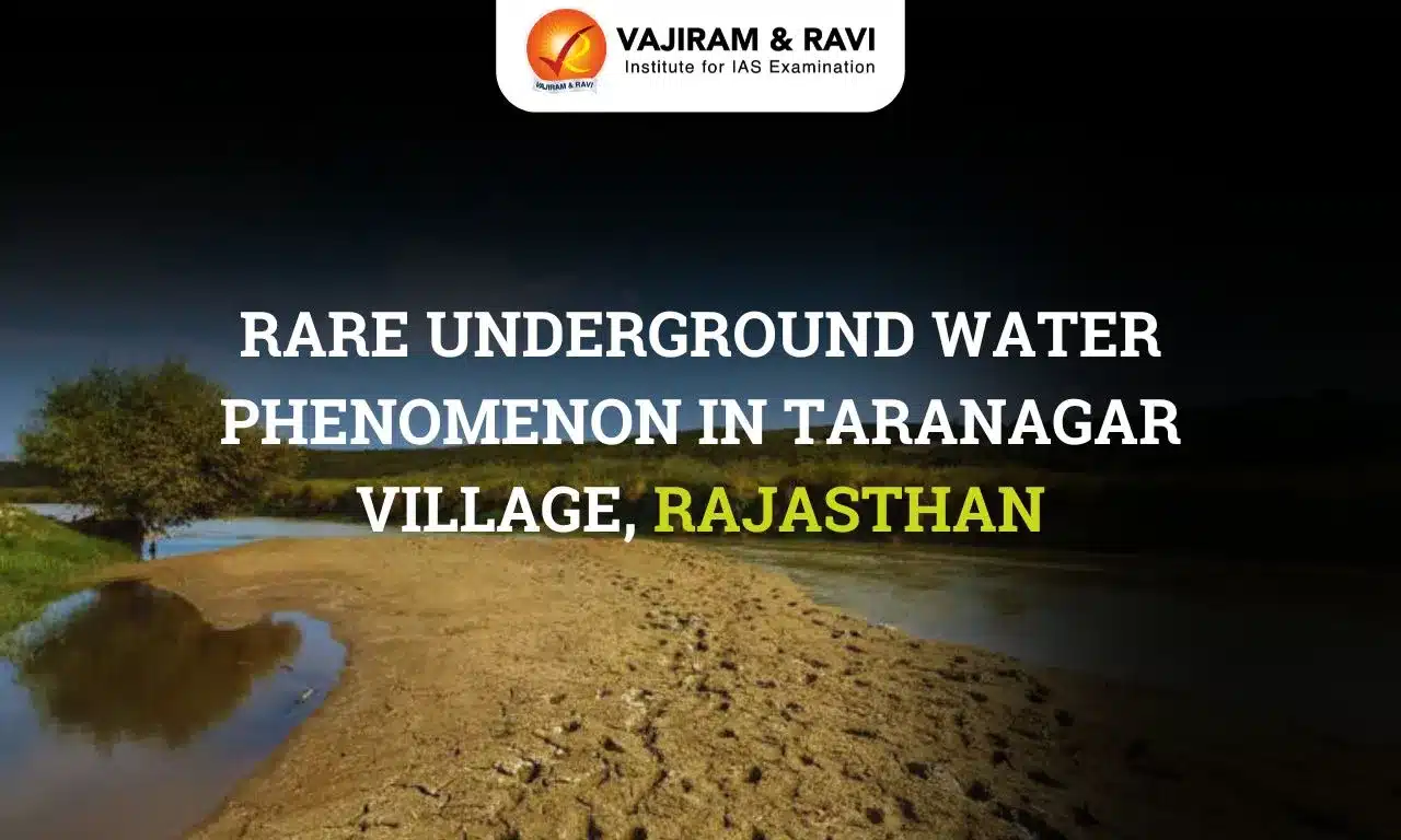 Unprecedented Artesian Well Phenomenon in Taranagar, Jaisalmer: Water Gushes Out