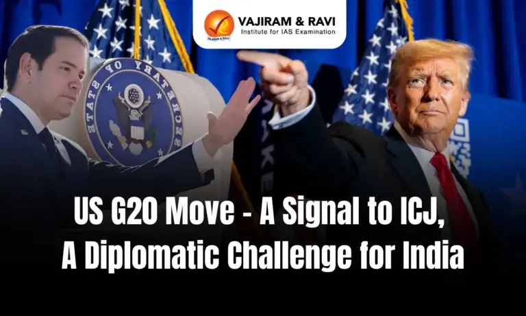 US G20 Move - A Signal to ICJ, A Diplomatic Challenge for India