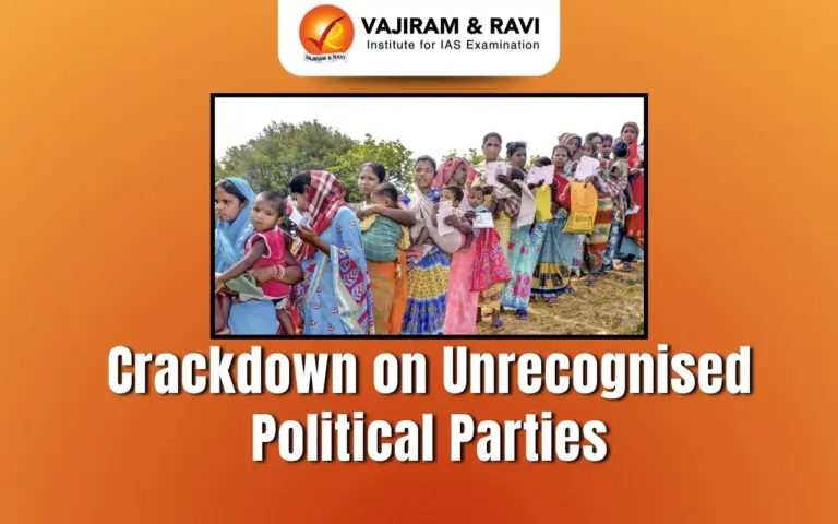 Crackdown on Unrecognised Political Parties