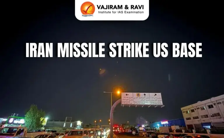 Iran missile strike US base