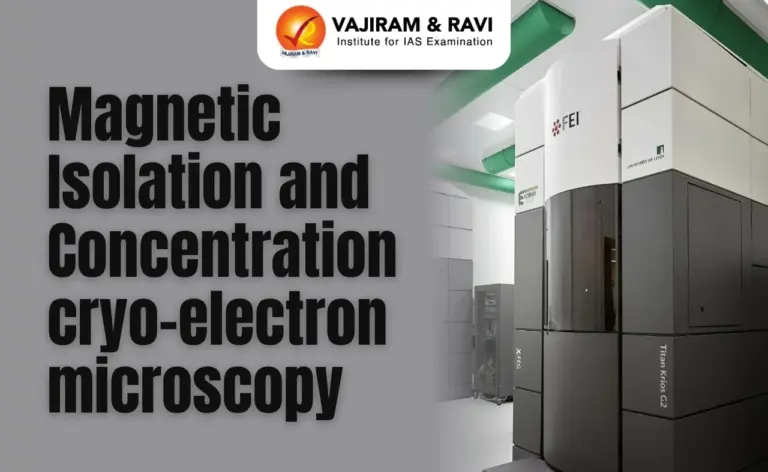 Magnetic Isolation and Concentration cryo-electron microscopy