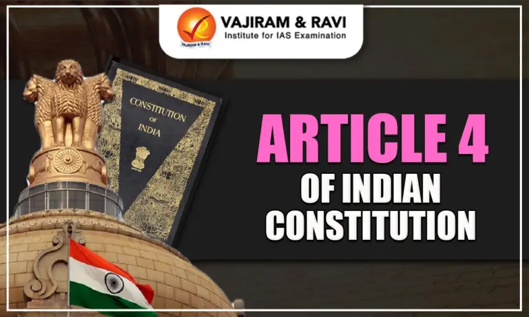 Article 4 of Indian Constitution