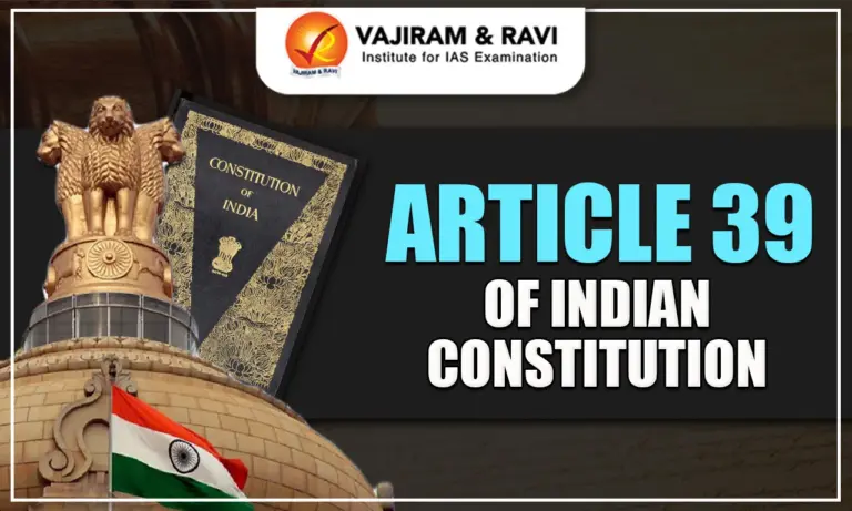 Article 39 of Indian Constitution