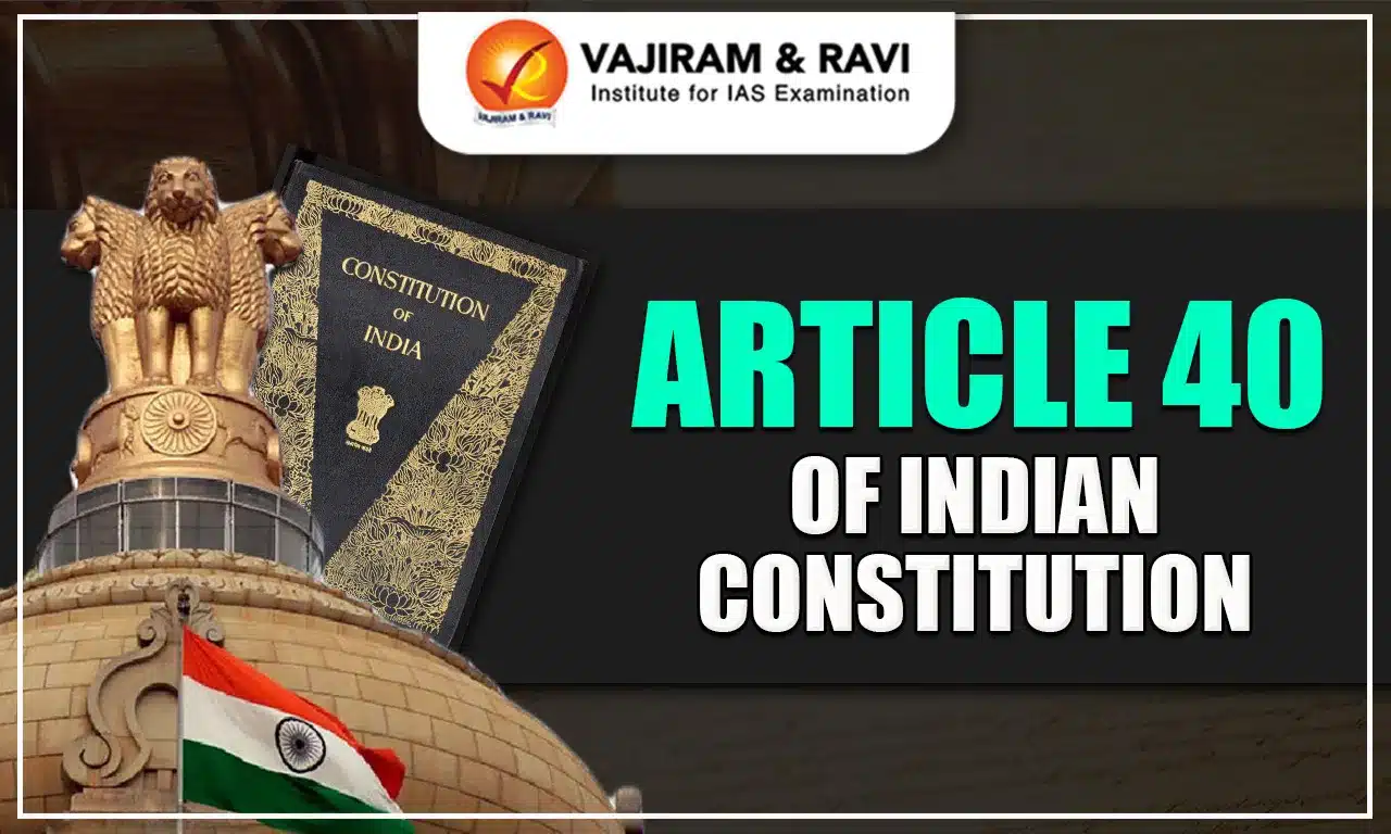 Article 40 of Indian Constitution