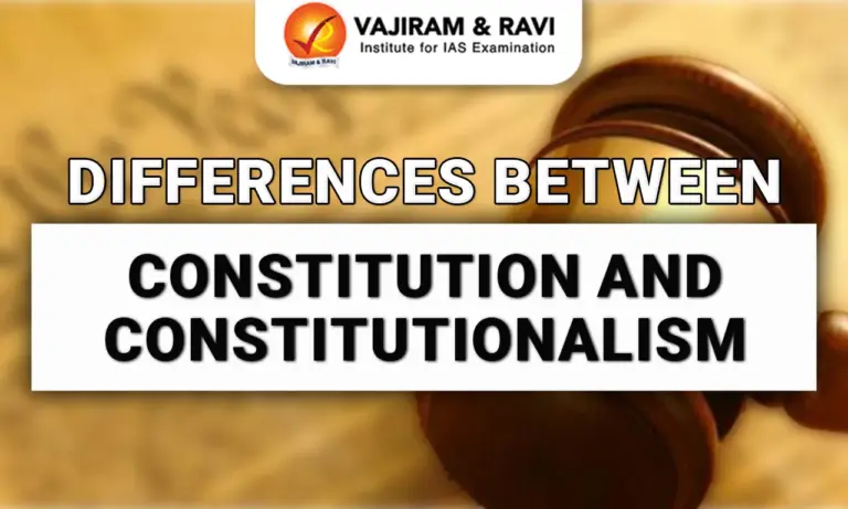 Difference between Constitution and Constitutionalism