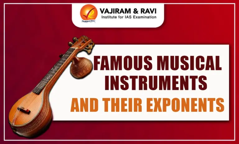 Famous Musical Instruments and their Exponents