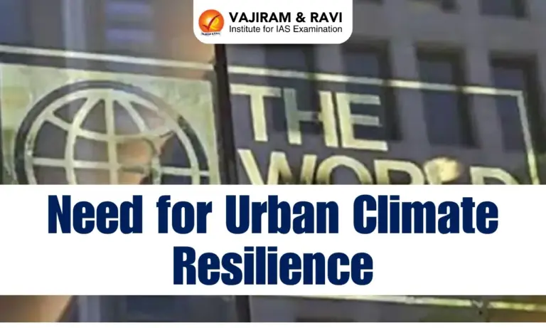 Need for Urban Climate Resilience