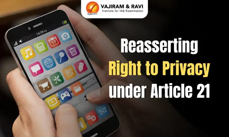 Right to Privacy under Article 21