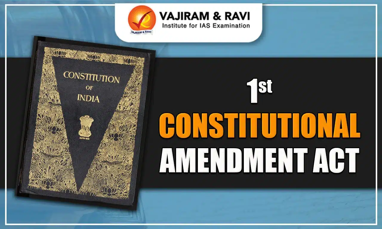 1st Constitutional Amendment Act