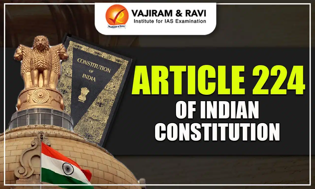 Article 224 of Indian Constitution
