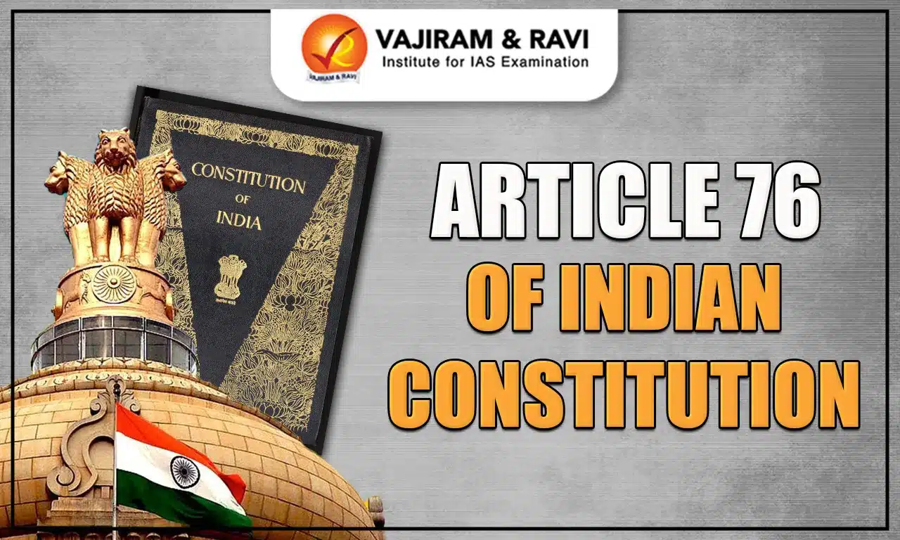 Article 76 of Indian Constitution