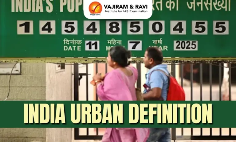 India Urban Definition