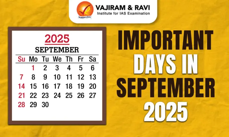 Important Days in September 2025