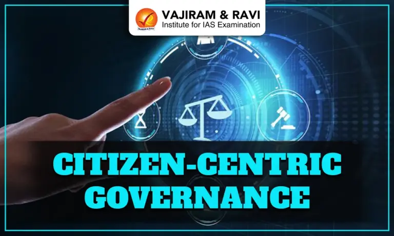 Citizen Centric Governance