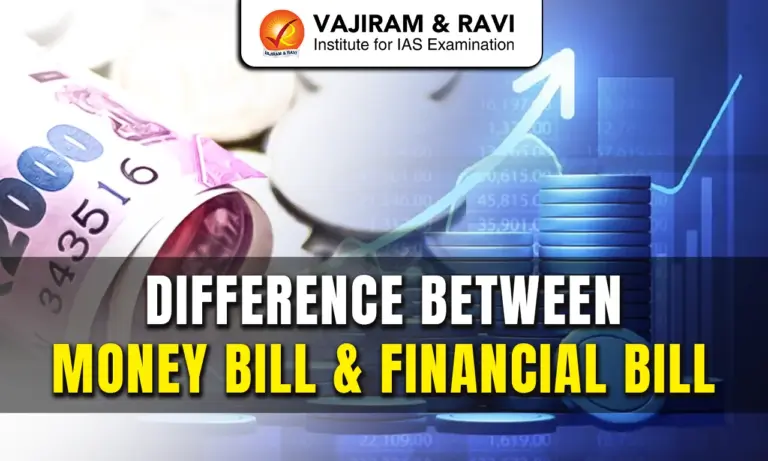 Difference Between Money Bill & Financial Bill