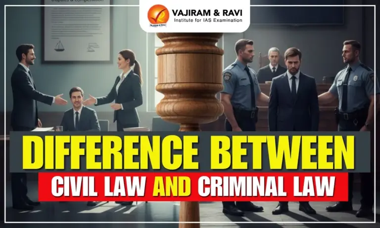 Difference between Civil Law and Criminal Law