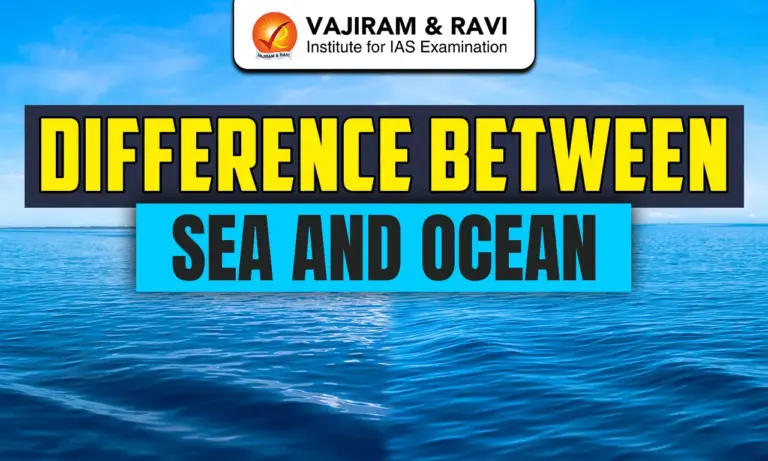 Difference between Sea and Ocean