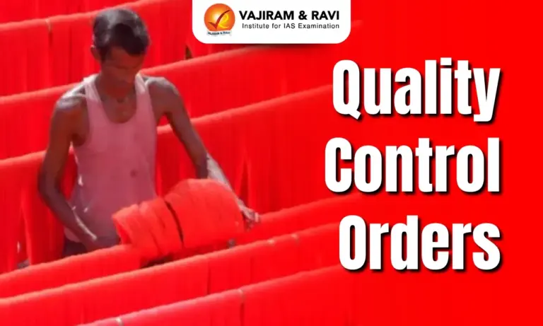 Quality Control Orders