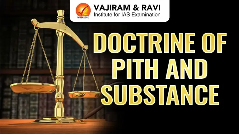 Doctrine of Pith and Substance