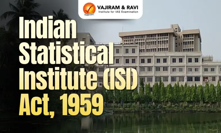 Indian Statistical Institute (ISI) Act