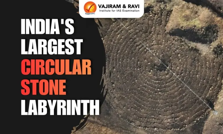 India's Largest Circular Stone Labyrinth