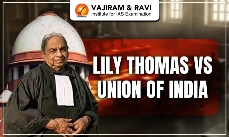 Lily Thomas vs Union of India