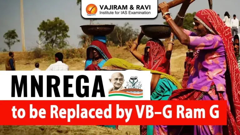 MNREGA to be Replaced by VB-G Ram G