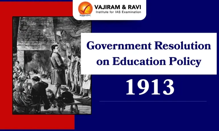 Government Resolution on Education Policy,1913