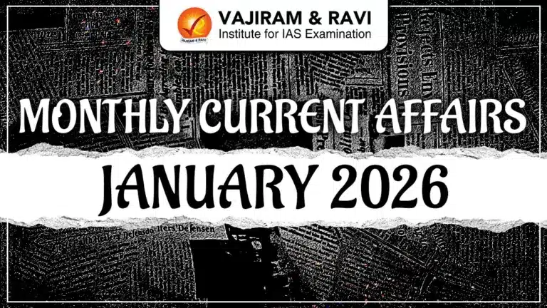 Monthly Current Affairs January 2026