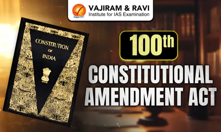 100th Constitutional Amendment Act