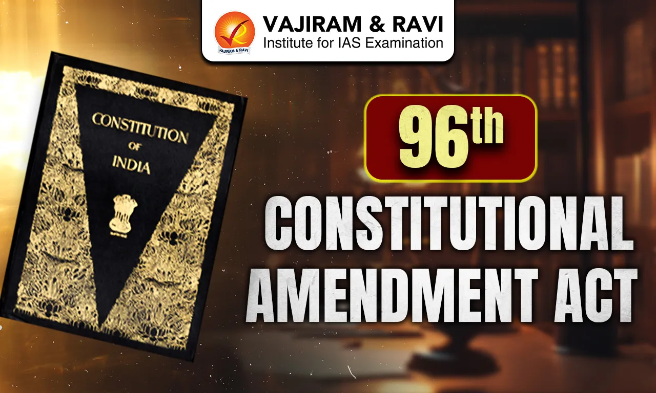 96th Constitutional Amendment Act