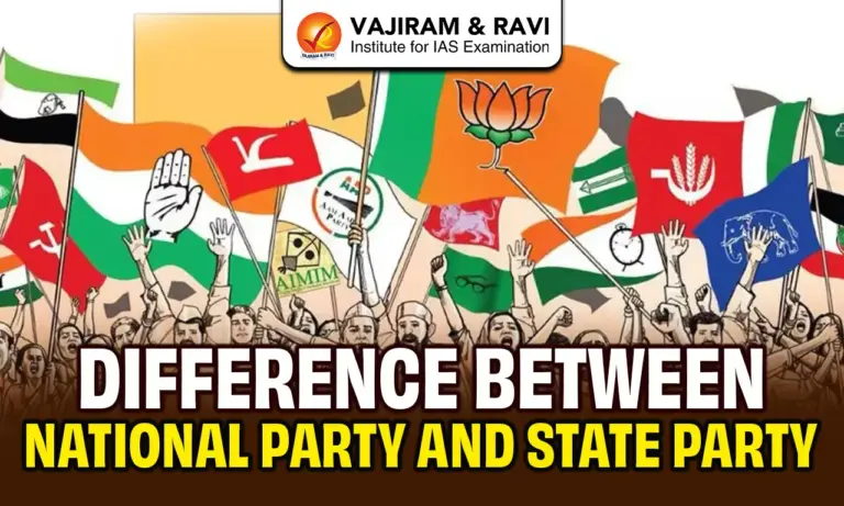 Difference Between National Party and State Party